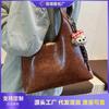 Premium Retro Bag Women's New Autumn and Winter Fashion Shoulder Bag Large Capacity Commuter Tote Bag