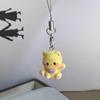 Милый ремешок для телефона с котенком, шнурки, 3D мультяшный котенок, брелоки для телефона, чехол для телефона, чехол для наушников, подвески для сумки, брелок, аксессуары