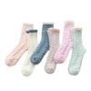 6Pairs Warm Coral Fleece Socks Plush Sleeping Socks Women Fashion Solid Fleece Socks  Girls