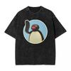 Футболка Pingu Noot Noot Стиль стритвир Хип-хоп Повседневная футболка Футболки Топы Мужские Женские 100% Хлопок Хай-стрит С графическим принтом