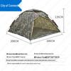 Camouflage Outdoor Camping Tent with Breathable Top Cover