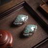 Трещиноватая глазурь Крабовая игрушка ручной работы Kongfu Tea Pet Decoration Чайный столик Чайная церемония Аксессуары Чайная мебель для животных для показа