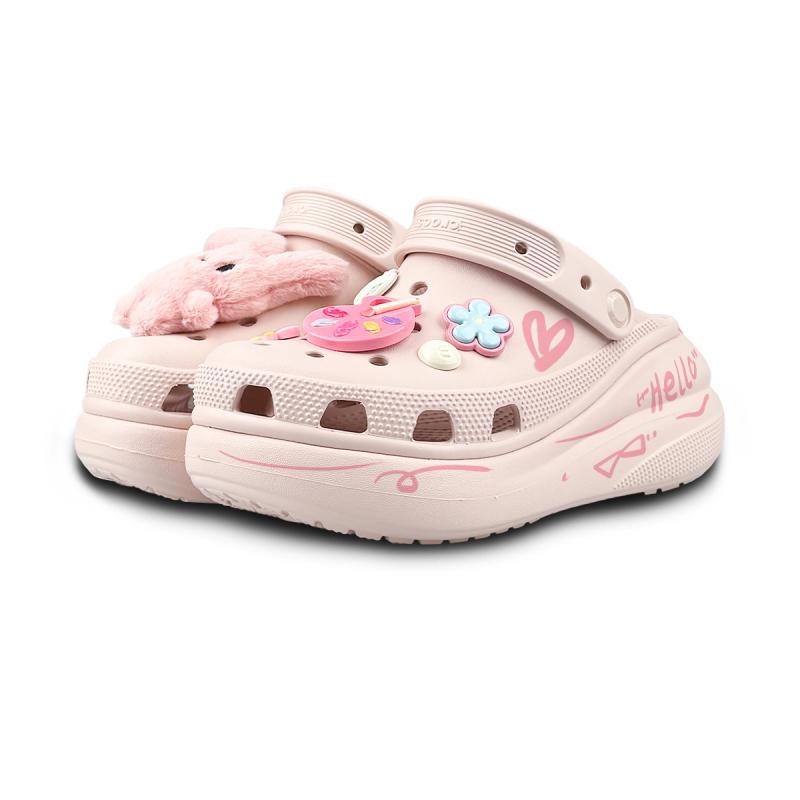 Crocs Crush Clog MM Dream Builder кукла для выпрашивания сладостей дофамин веселый мечтательный ручная роспись игривые дырочные туфли унисекс кварцевый порошок