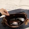 Ielgy Trendy Fashion Underarm Bucket Bag Autumn Winter High-End Sense One-Shoulder Commuter Simple All-