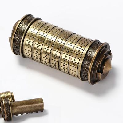 Криптекс Da Vinci Code Шкатулка-головоломка со скрытым отделением для денег Колец Украшений Креативные Романтические Подарки на День Рождения