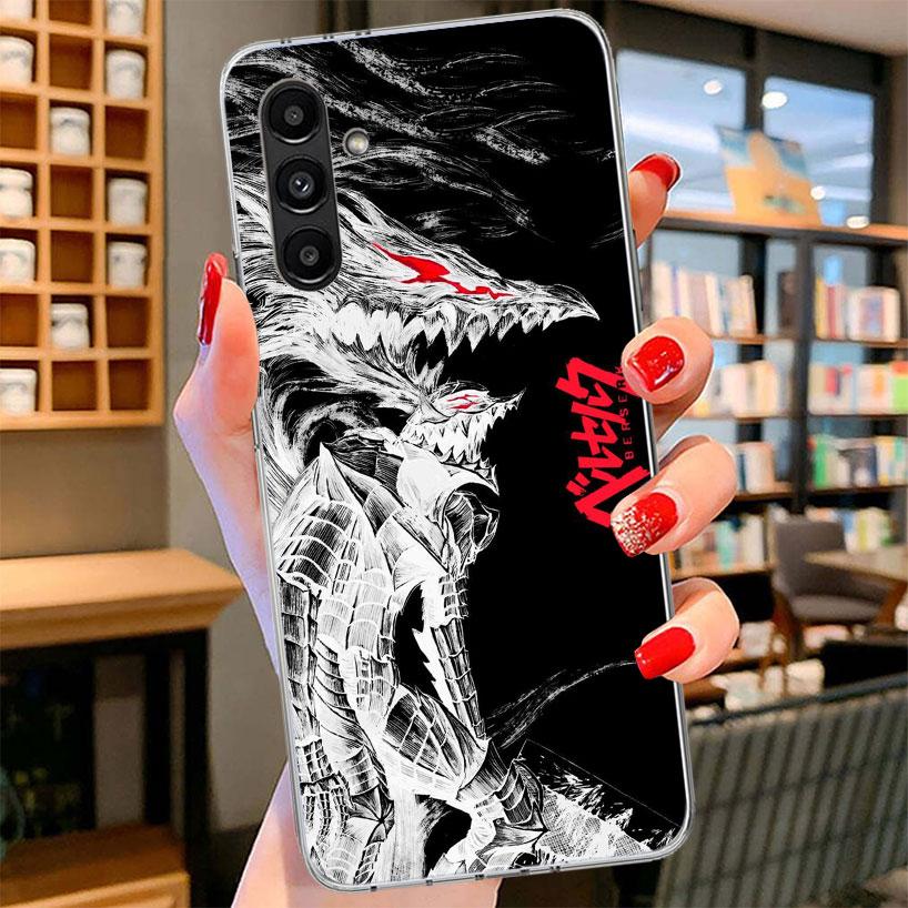 Black White G-Guts B-Berserks Phone Case For Samsung Galaxy A17 A37 A57 A16 A26 A36 A56 A15 A25 A35 A55 A14 A24 A34 A54 A13 A23