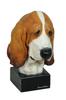 Basset Hound II - Painted Figurine, Statue, Figure, Made by the Artist, Brand Art-Dog