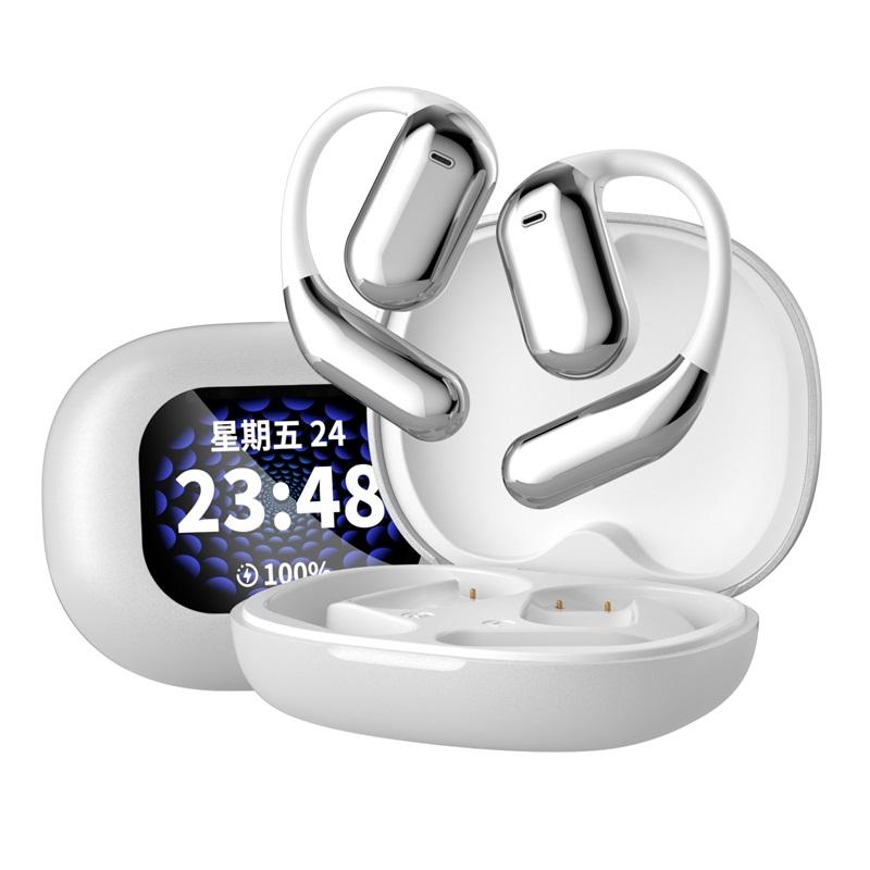 Q16pro Полноцветный Умный Сенсорный Экран Открытые Bluetooth-Наушники V5.4 с Управлением через Приложение ENC Шумоподавление Ощущение Нулевого Веса при Ношении Длительный Срок Службы