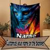 Custom Name Personalized Avatar Print Blanket, Home Decor, Bedroom, Sofa, Camping, Couch, Gifts for Birthday Christmas