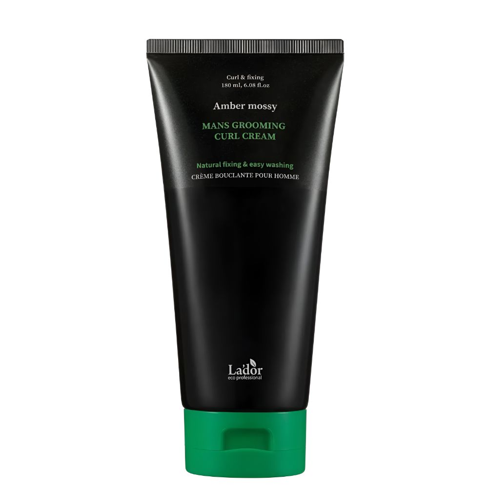 LADOR Men's Grooming Curl Cream 330ml Natural Hold Hair Styling Cream Soft Curl Styling
