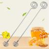 Long Handle Honey Dipper Sticks Double-headed Honey Stirrer Kitchen Gadget Metal Mixing Spoon Jam