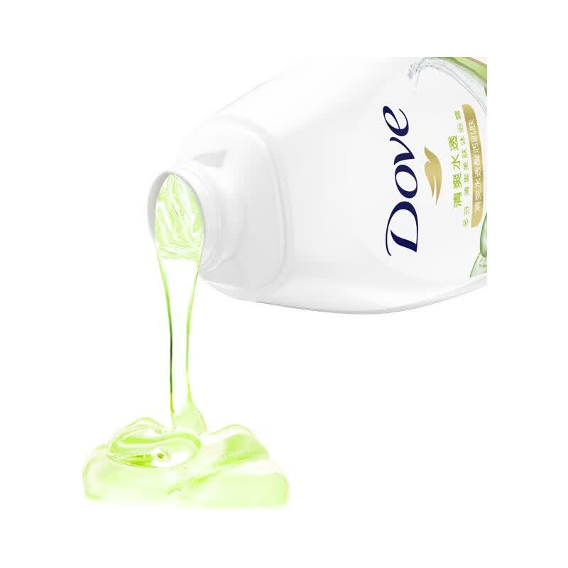 DOVE Освежающий гель для душа с огурцом и зеленым чаем
