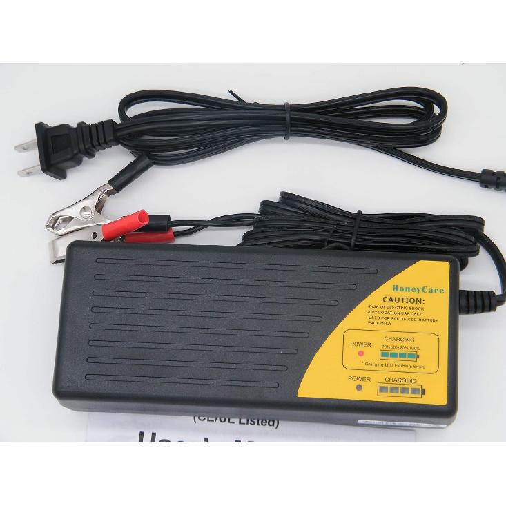 36V Lead Acid Battery Charger Battery Desulfator,36V Trickle Charging with Clamps for Car,WheelchairMotorcycle,Lawn Mower,Boat RV,SUV,ATV,Sealed Lead