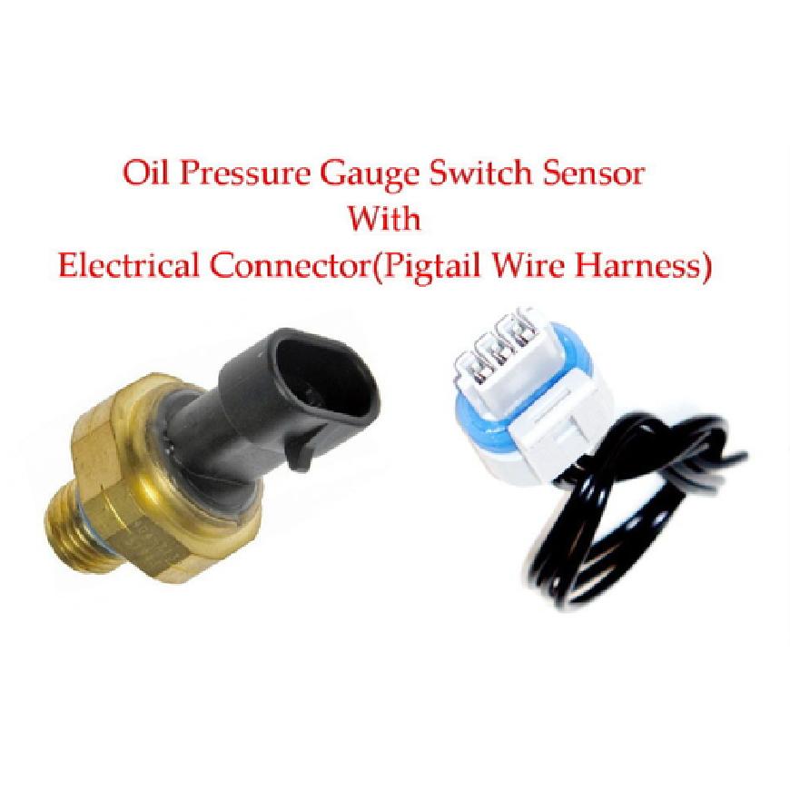 Oil Pressure Sensor W/ Connector Fits Vehicles With Cumm N14 M11 ISX L10 | 9047104 | 0718207809615