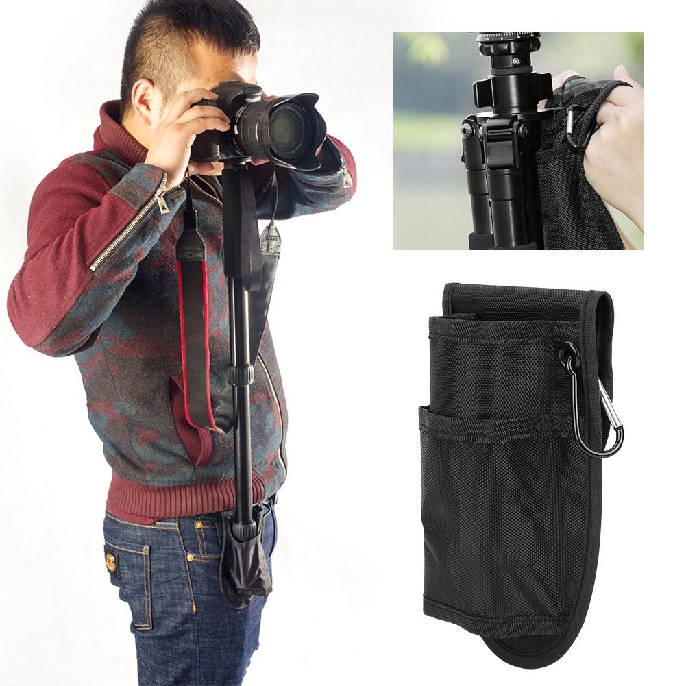 Portable Waterproof Waist Bag Pouch Pocket Case Pack For Supporting DSLR Camera Monopod Tripod