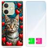 Etui Do Oppo A5 Pro Obudowa Foto Case Plecki Grafika Kotek + Szkło 9H