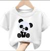 2024 New Tshirt Kids Boys and Girls Prints Design Tshirts Pandas Bamboo Polar Bears Dance Kawaii Harajuku Cute T-shirts