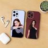 Чехол для телефона с изображением актрисы А-Энн Хэтэуэй для iPhone 17, 16, 15, 14, 13, 12 Plus, Max, Мягкий силикон, Черный