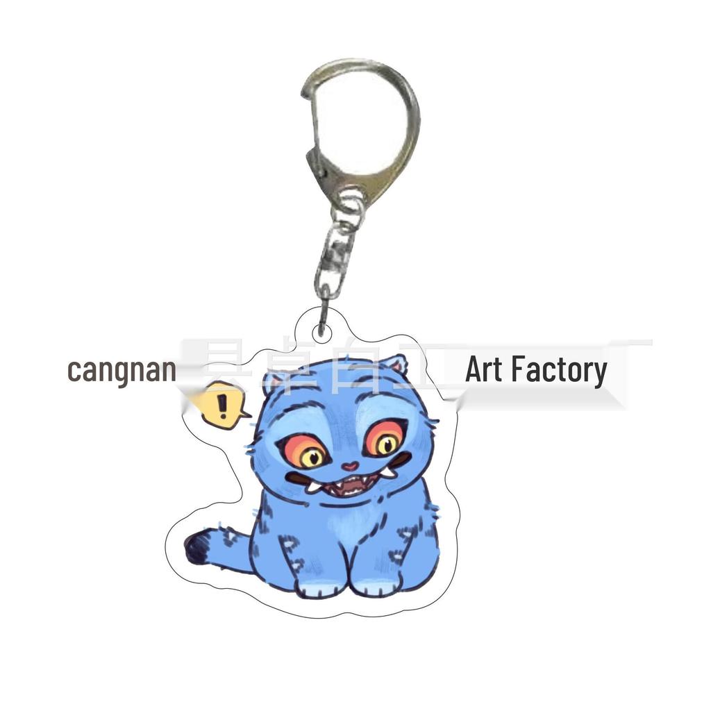 K-pop Брелок для ключей с женской группой «Охотники на демонов»: Милый акриловый брелок для школьной сумки Lumi, Zoe, Mira & Qin Yu