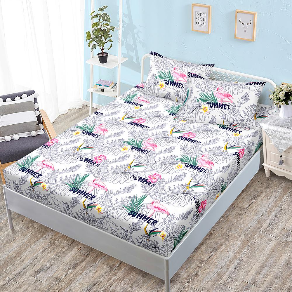 Комплект из трех предметов «Животные», Покрывало, Наволочка, Защитный чехол для матраса, Пыленепроницаемый и Нескользящий.