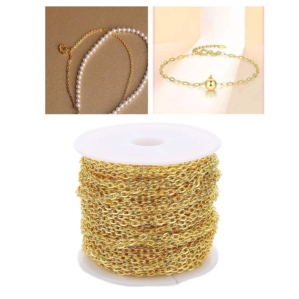Chain Extender Extension Chains for Necklace Jewelry Making Gold