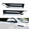 2pcs Universal Car Auto Air Flow Fender Stickers Chrome Side Hood Vent Decals Auto Exterior