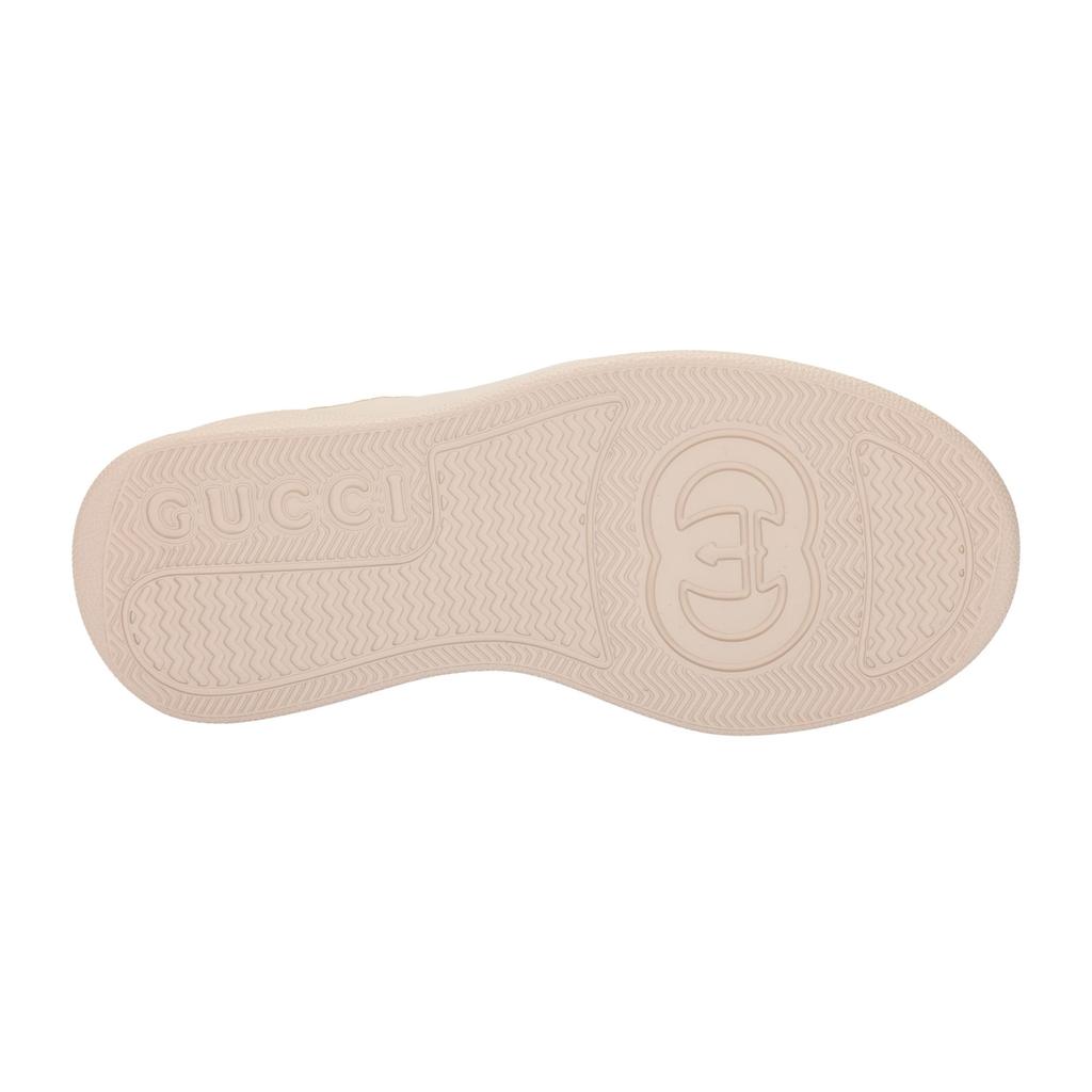 Gucci Женские кеды 'White Beige' с тиснением Gg Женские 684911 1XL10 9014