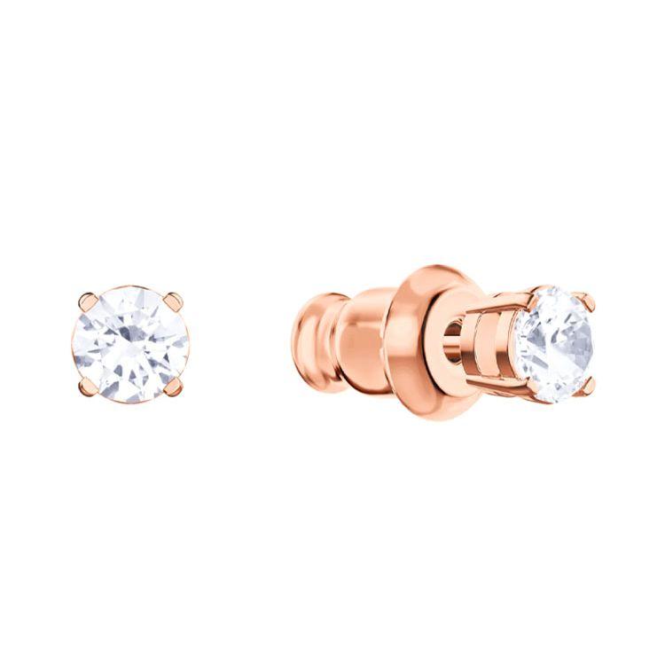 Swarovski Комплект из ожерелья и серег "Солнечный свет" Женские украшения Розовое золото 5480468