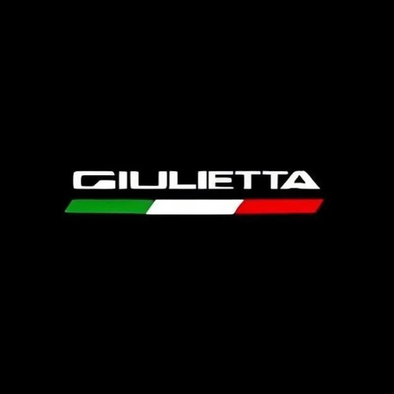 APQU7 2X Led Car Door Welcome Projector For Alfa Romeo 159 166 Giulia Mito Giulietta Stelvio Brera Ghost Shadow Lamps Decorative Light