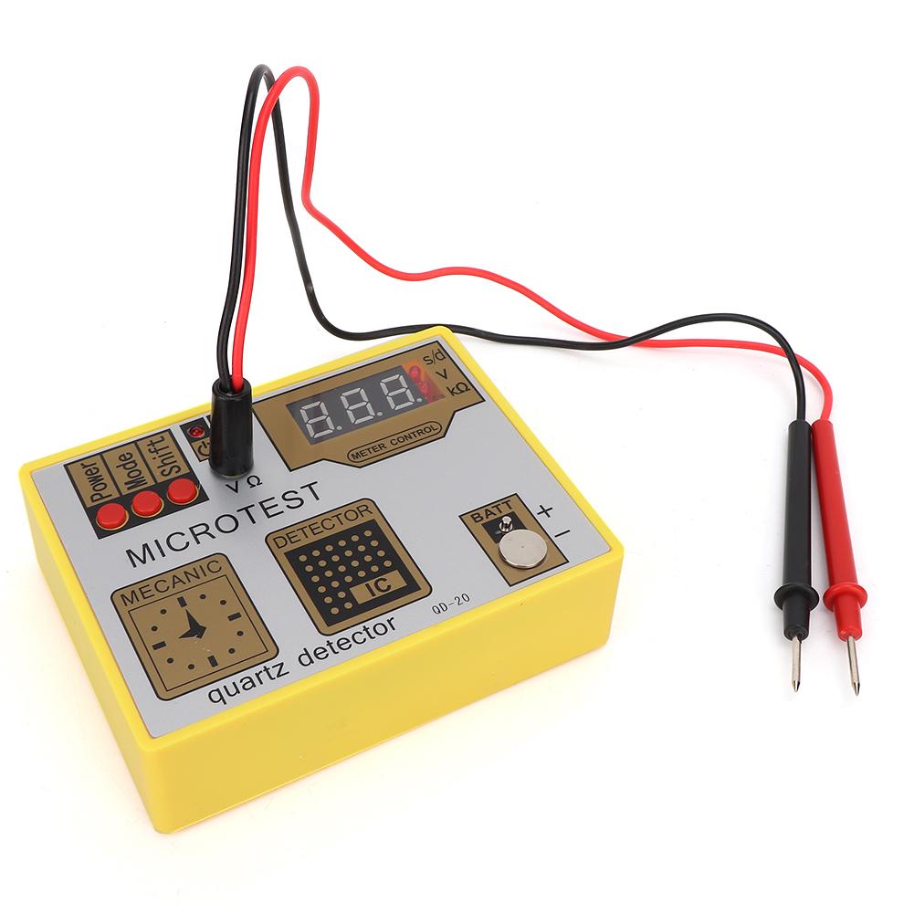 QD-20 Тестер часовых батареек Импульсный тестер кварцевого механизма Размагничивающая машина Инструмент для ремонта часов