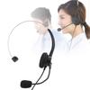 Telephone Monaural Headset Landline Phone Headphone with Microphone for Home Use