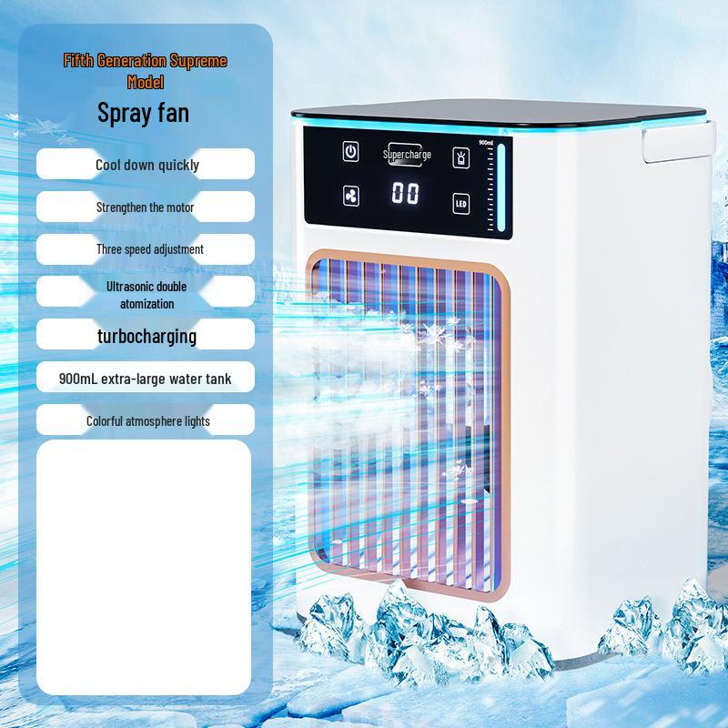 Portable USB Mini Desktop Air Conditioner Fan