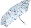 Moonbat Estaa Sun and Rain UV Automatic Hanabana Sky Made In Rib 52cm (Estaa) Umbrella, Protection, Open/Close Design, (Flower) Design, Blue, Women's,