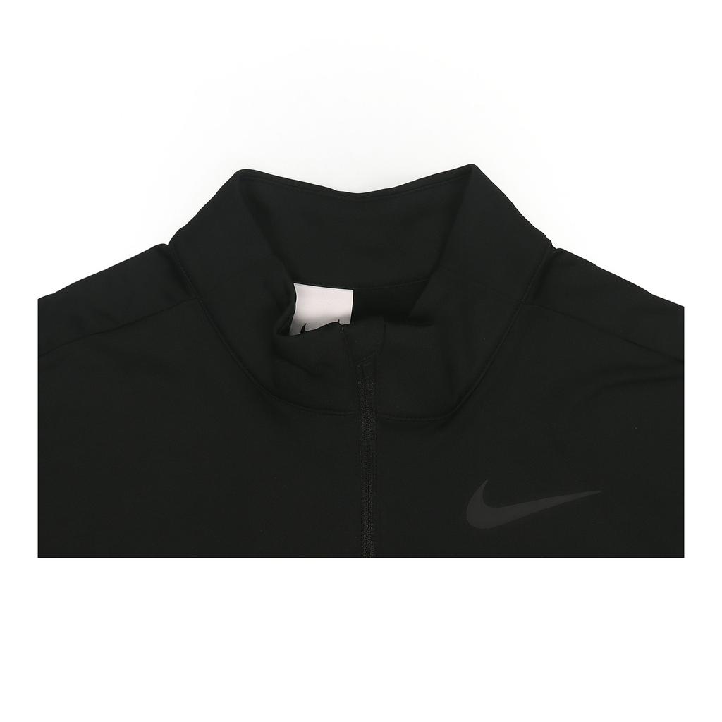 Nike Вязаная тренировочная куртка с воротником-стойкой Dri-Fit с длинными рукавами, черные мужские куртки CU4948-010
