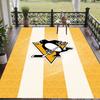 Soft Floor Carpet Pittsburgh Penguins Pattern Area Rug Decorative Mat For Home Room Decoration