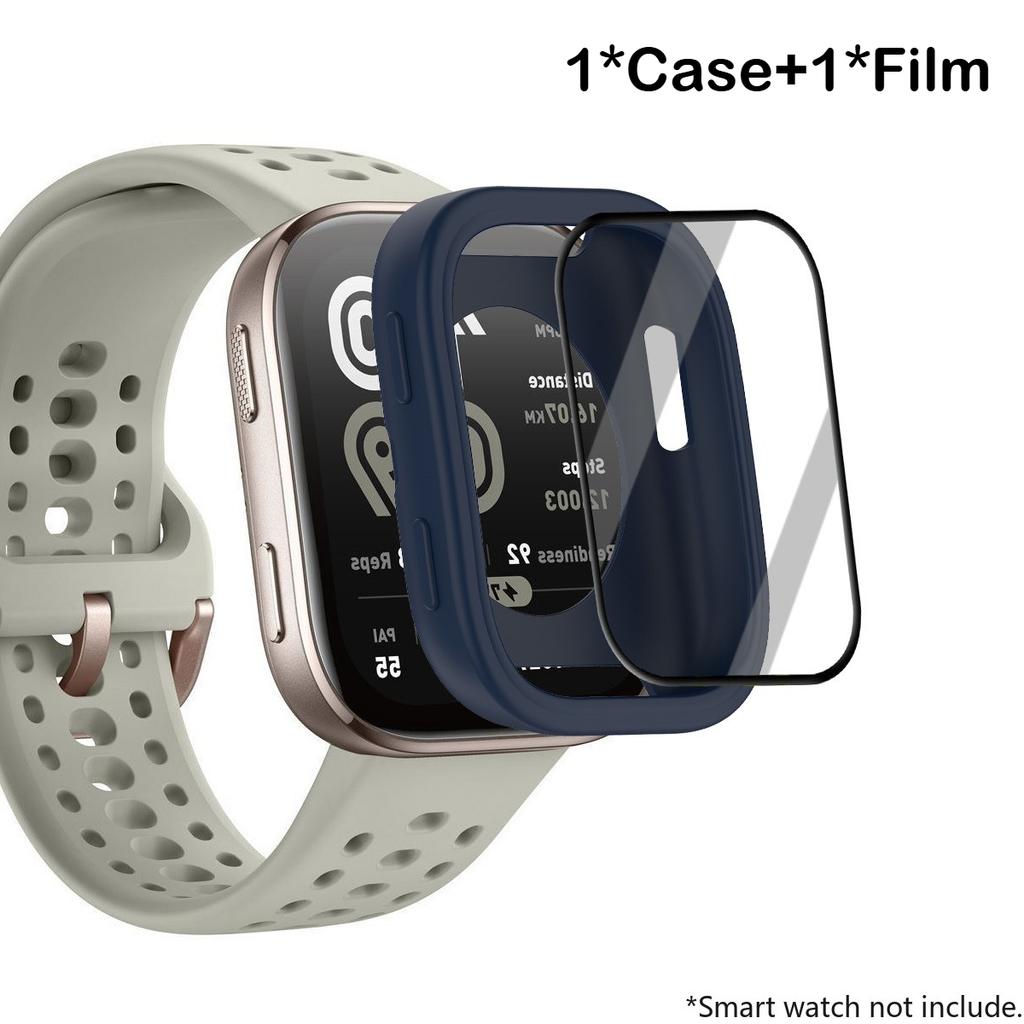 Корпус ПК+Композитная пленка Для Amazfit Bip 6 HD Прозрачные защитные пленки Защитная крышка экрана для Amazfit Bip6 Аксессуары для корпуса