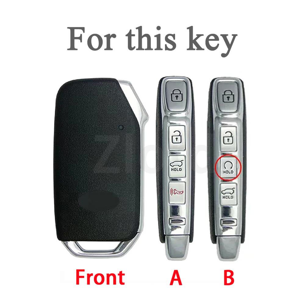 For Kia Ray 2023 Sportage 2022 K7 2020 K3 Cerato 2020 Cadenza 2020 Sorento 4 Soul Telluride TPU Car Remote Key Fob Case Cover