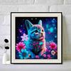Новое поступление 5D DIY Полный круг Алмазная мозаика «Цветы и кошки» Вышивка Крестиком Декор для дома Подарок