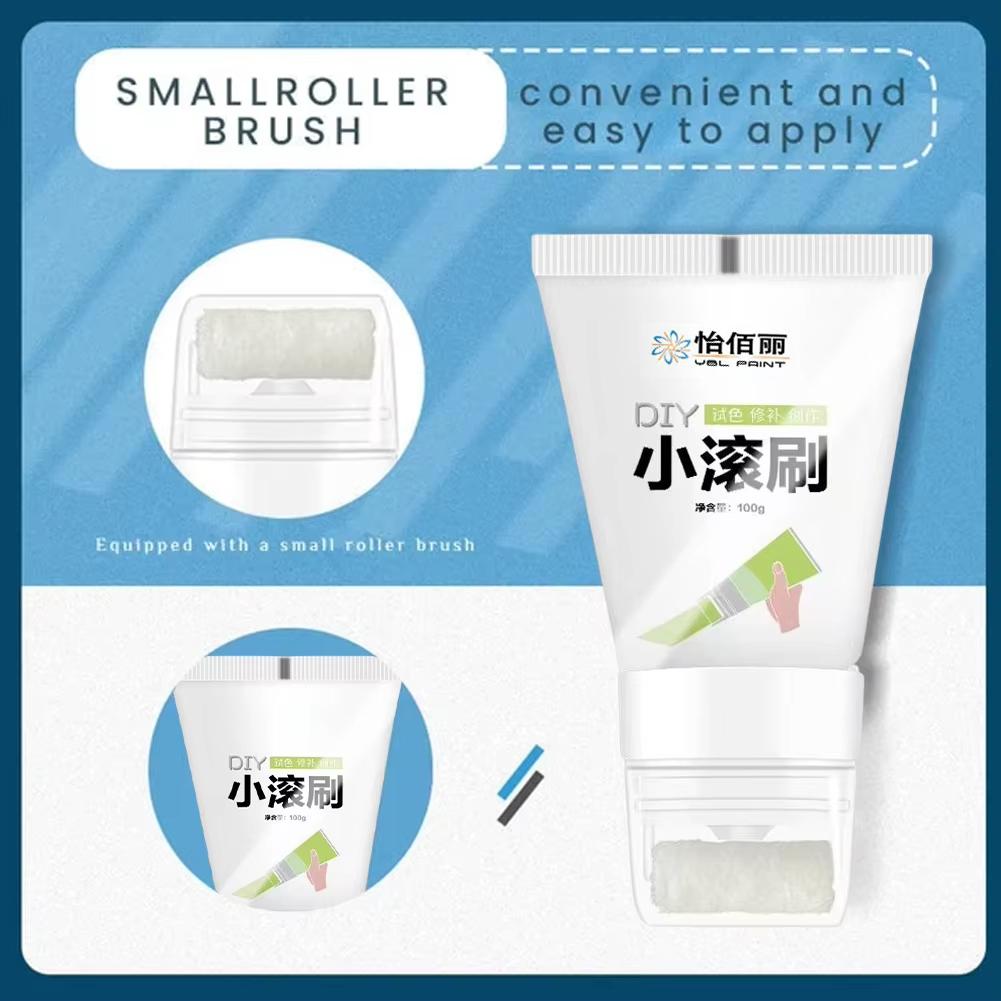 100 г Белая Паста для Ремонта Стен Валик Сделай Сам Заделка Стен Латексная Краска Гипсокартон Перекраска Кисть Удаление Пятен Граффити Домашние Аксессуары