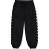 Kappa Casual Pants Men's Black Moderate Cuffed Pants K0D72AY81