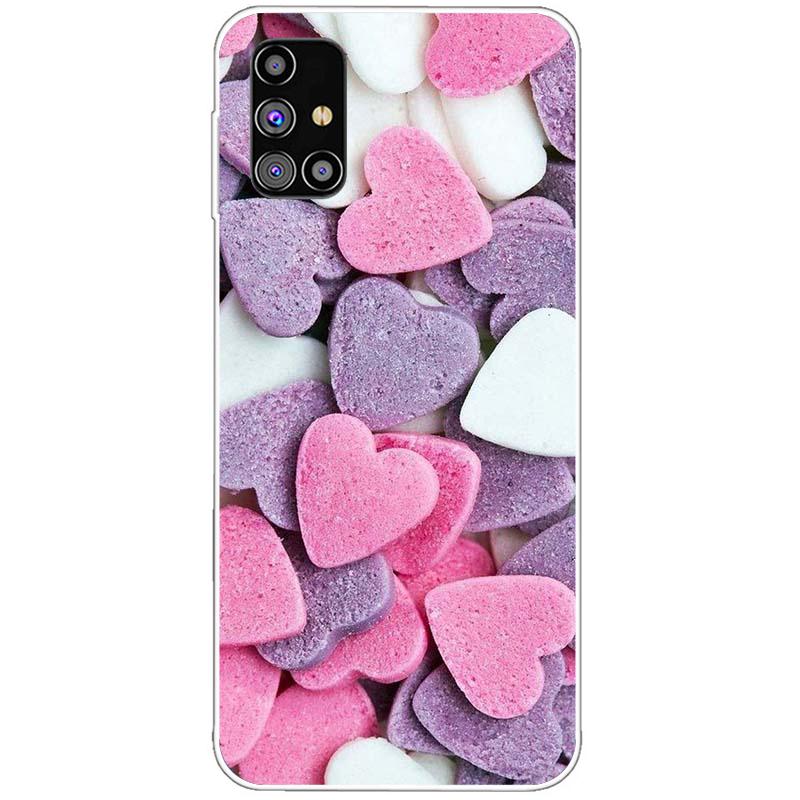 Для Samsung Galaxy A31 A51 A71 чехол силиконовый чехол для телефона чехлы для Samsung A315 A515 A715 мягкие чехлы мультяшный бампер чехол