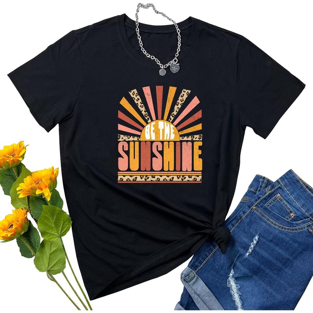YITAN Women Graphic Tshirts Cute Tees Summer Casual Tops