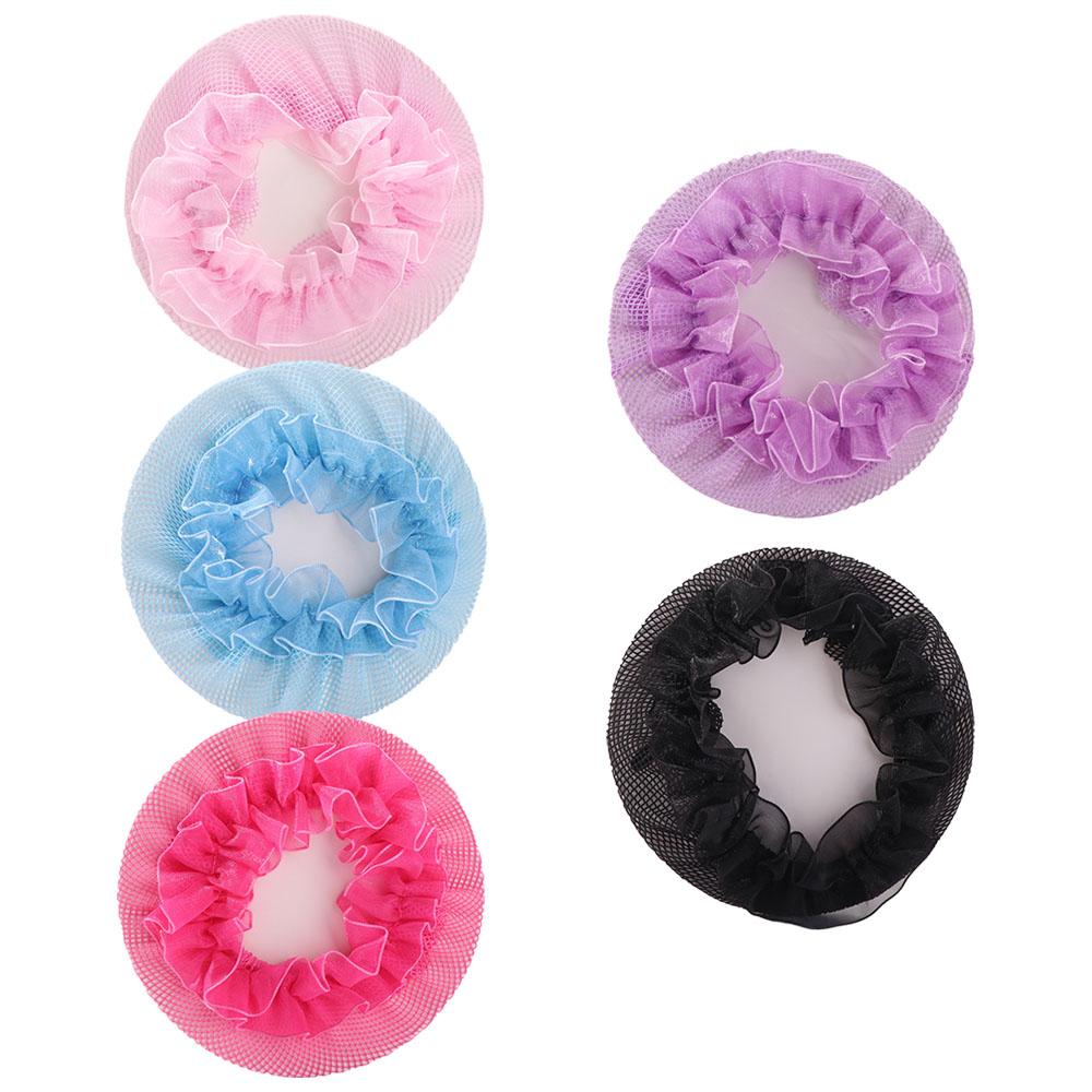 Head Bands Elastic Hair Net Drawstring Style Girl Bun Cover Snood Vintage Ballet Hair Net Women