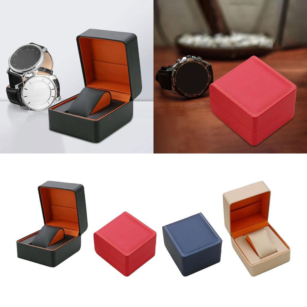 Single Watch Jewelry Box Men Wristwatch Display Case for Necklace Bracelet