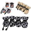 Winter Dog Shoes For Small Medium Dogs Pet Thicken Warm Fleece Anti-slip Snow Boot Puppy Socks Chihuahua French Bulldog Footwear