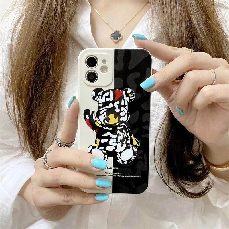 Анимационный модный мягкий милый телефон для Iphone 7 13 11 Plus 8 X XS Mini 6 6s Max Pro 14 12 XR Силиконовый прямой силиконовый мягкий чехол из ТПУ