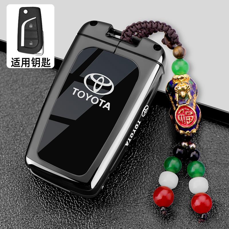 CNXU7 Подходит для чехла на ключ Toyota RAV4 2024 Модный Плюс городская версия мужская складная автомобильная сумка металлическая оболочка пряжка