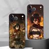 A-Атака на Титанов Микаса Чехол для Телефона Силиконовый Мягкий Для IPhone 17 16 15 14 13 12 11 X XR Plus Pro Max Plus
