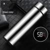 Temperature Display 304 Stainless Steel Vacuum Water Cup Temperature Display Cup Business Gift In-Car Thermos