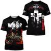 W.A.S.P Рок-футболки 3D-печать Уличная мода Мужчины Женщины Мода Короткий рукав Хип-хоп Футболка Детские Футболки Топы Мужская Одежда